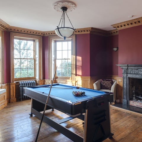 Embrace friendly competition in the games room