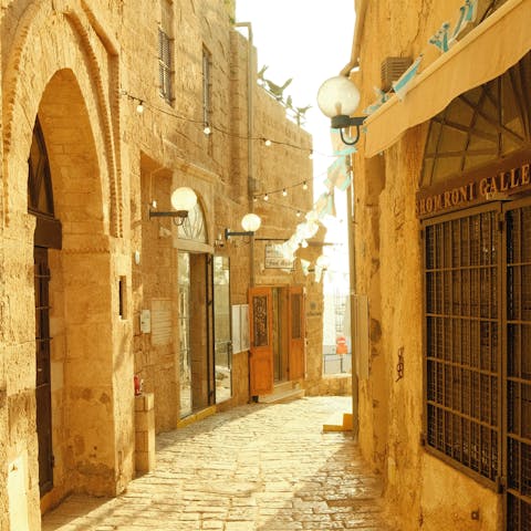 Spend an afternoon sightseeing in historic Jaffa 