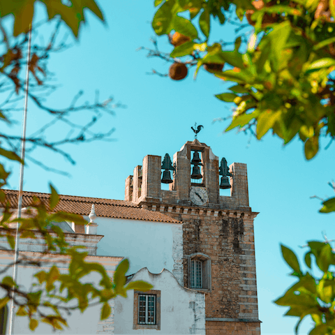 Visit the beautiful Igreja de Santa Maria, a few minutes from your door
