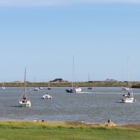 Take in the views across the water from your home