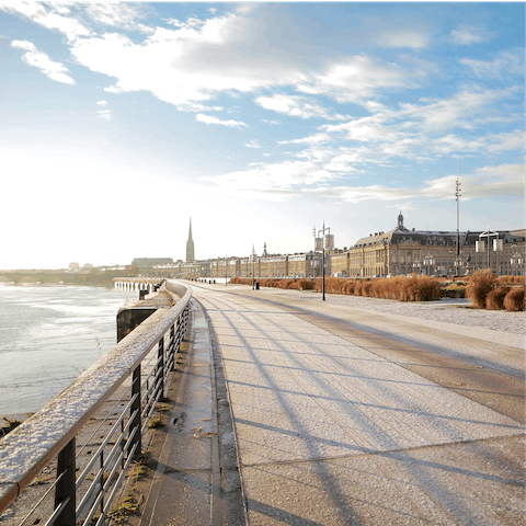 Explore Bordeaux's beautiful streets, historical sights, and of course, famously delicious wine