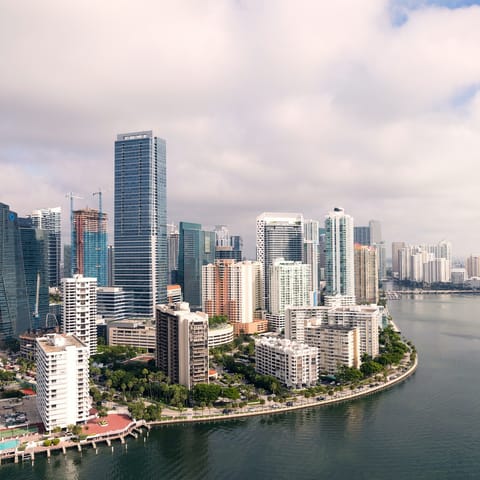 Swap the beach for the city and take a ten minute drive to Miami's Design District
