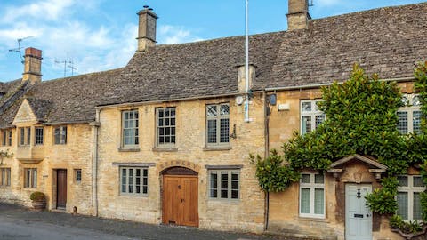 Stay in a converted former brewery in the heart of Burford