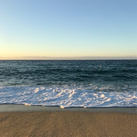 Dip your feet in the sea at nearby Moraira beach