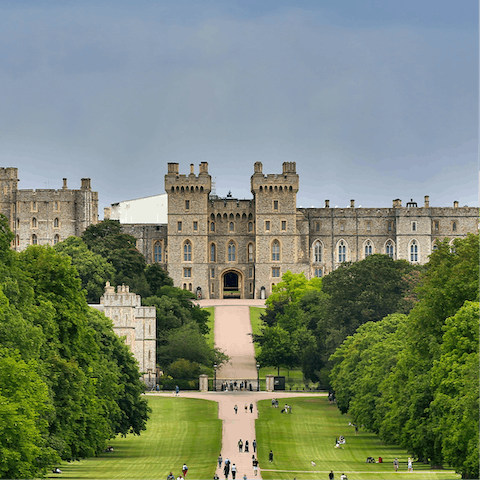 Explore the historic sights of Windsor – the castle is a short walk away 