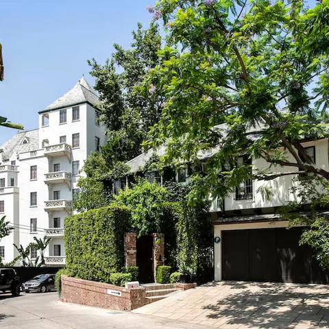 Feel part of the Hollywood history with the iconic Chateau Marmont just behind your home