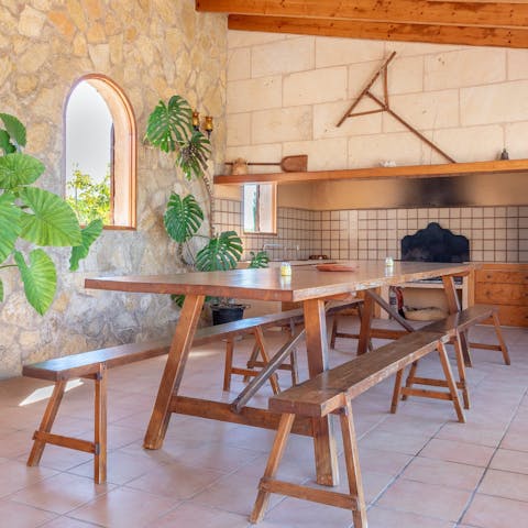 Look forward to sharing Mallorcan delicacies around the dining table