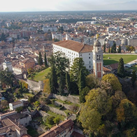 Explore the fairytale Castello di Udine, you're just a five-minute walk away