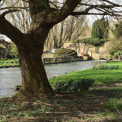 Explore the local village and take a picnic down to the river