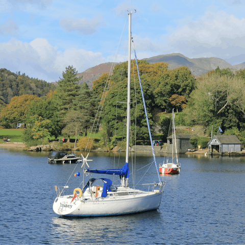 Book a boat trip to explore Lake Windermere