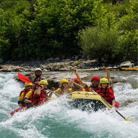 Get your adrenaline pumping with a rafting trip down the Cetina River