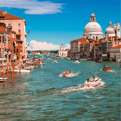 Spend the day in Venice – a forty–minute drive away