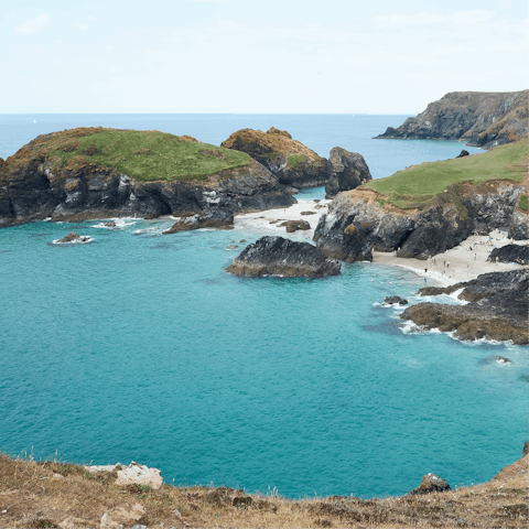 Take a trip to Kynance Cove, a must-visit while in the area
