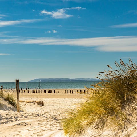 Visit West Wittering Beach, ten minutes away