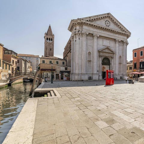 Admire historic monuments while exploring Dorsoduro