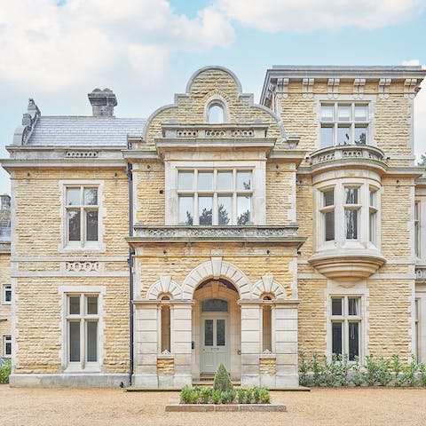 Immerse yourself in history by staying in this Grade II listed building