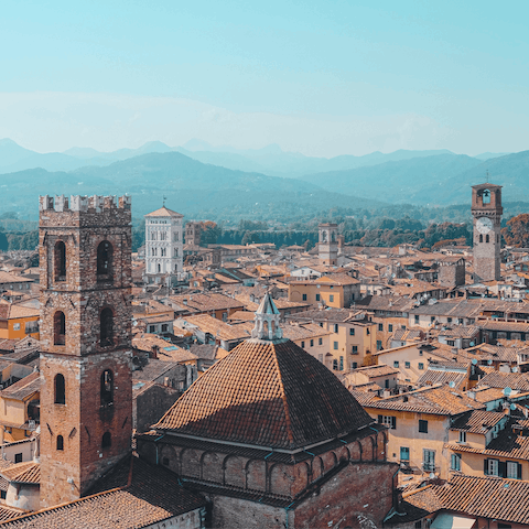 Get a taste of Tuscan culture in Lucca, the City of 100 Churches