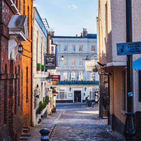 Head into Windsor for the afternoon to soak up the historic grandeur, it's less than a fifteen-minute drive away