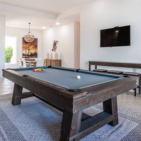 Find out who's the best pool player in your games room