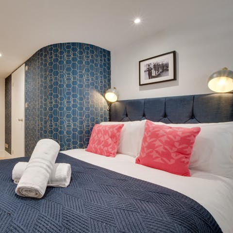 Bank a peaceful night's sleep in style