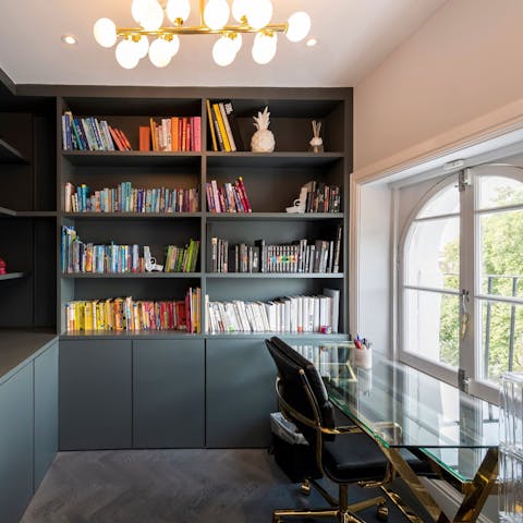 Get some work done in the dedicated home office