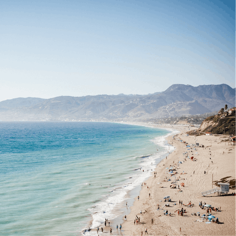 Drive down to Malibu Lagoon State Beach for a day of sea and sun