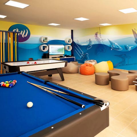 Get to know your neighbours over a game of pool in the recreation room