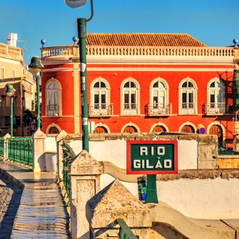 Explore the Moorish streets of Tavira leading to the River Gilao, it's all just moments from your door