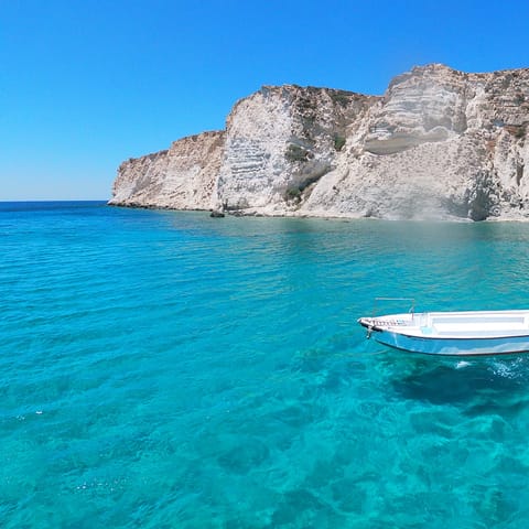 Pack your sun cream and beach towel and head to the nearby beach of Falassarna – one of the best beaches in all Greece