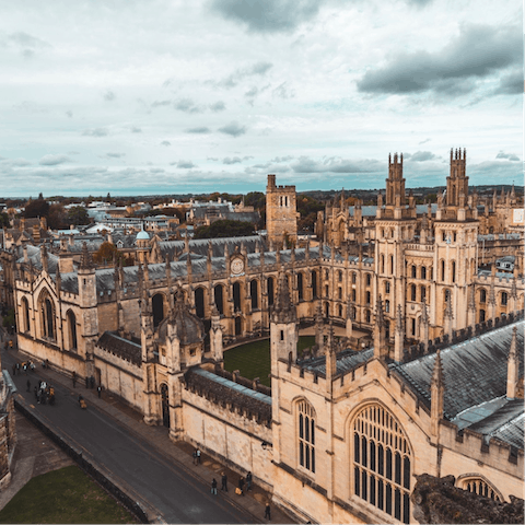Soak up the history of Oxford – it's within easy reach here