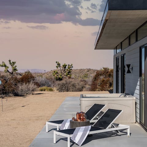 Make this the spot for evening sundowners