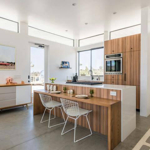 Savour locally roasted coffee from the breakfast bar – it’s on the house