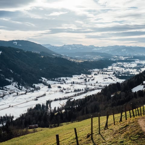 Take a hike up the many rolling hills of Oberstaufen