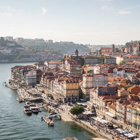 Take a wander down to the Duoro River and admire the stunning views