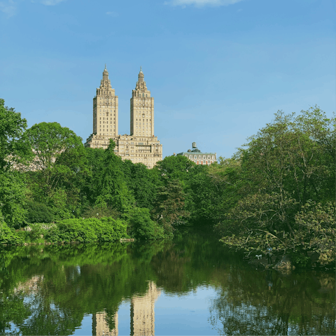 Go for a morning run in nearby Central Park