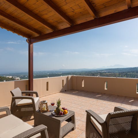 Enjoy a leisurely brunch on the terrace