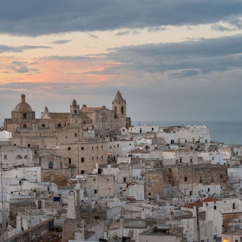 Lose yourself in the winding Ostuni streets