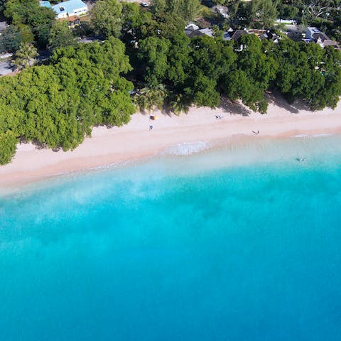 Take advantage of the proximity to the postcard-perfect Gibbes Beach