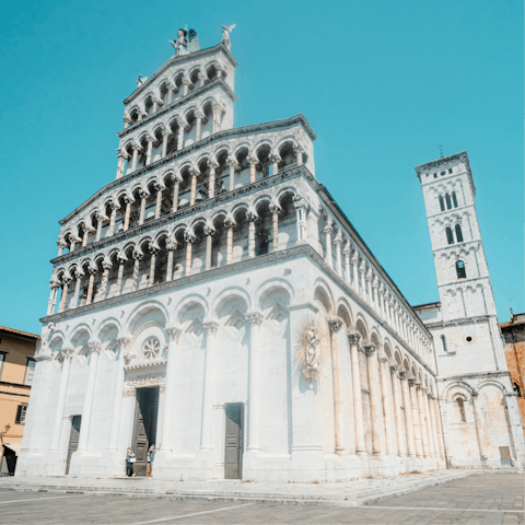 Visit Lucca Cathedral in San Martino Square