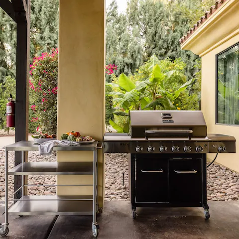 Cook up a storm on the barbecue for an outdoor feast