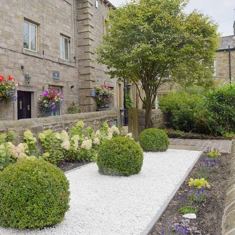 Walk the manicured gardens of this former Baptist Chapel