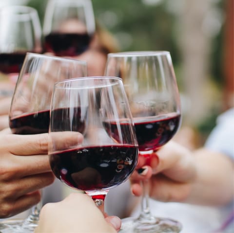 Enjoy a tipple at a wine tasting