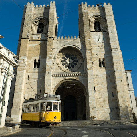 Visit the Sé, one of Lisbon's oldest buildings, 100 metres from your doorstep