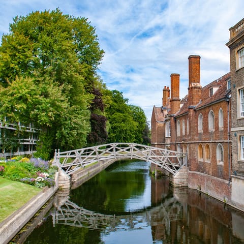 Spend the day in Cambridge, at the other end of a forty-five minute drive