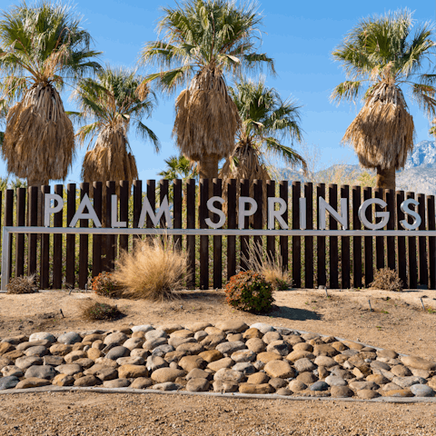 Make the most of your location near famous Palm Canyon Drive