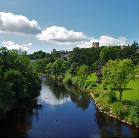 Stay in Richmond, one of the prettiest towns in Yorkshire