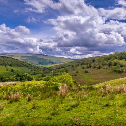 Drive five minutes to reach the edge of the Yorkshire Dales National Park