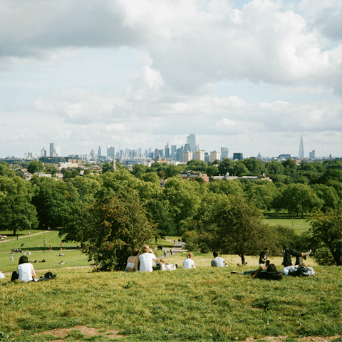 Enjoy incredible city views from Primrose Hill park 