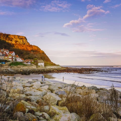 Explore the neighbouring seaside towns and villages – Runswick Bay is only twenty-five minutes away