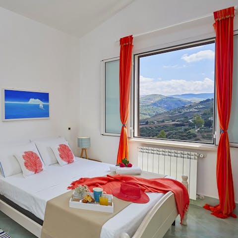 Wake up to beautiful views across the valley and feel inspired to explore
